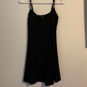 Black dress with under boob wire
